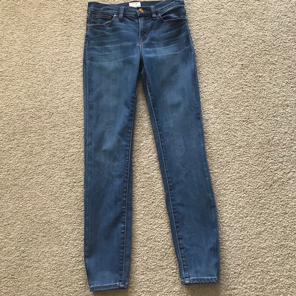 J. Crew Trade mark LOOKOUT High rise skinny jeans